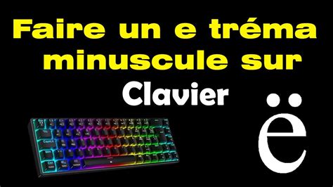 e&c merchandising|comment faire un e tréma minuscule.
